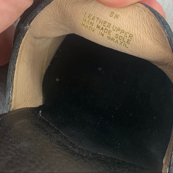 Michael Kors size 8 black tassel mule heels - Picture 4 of 8